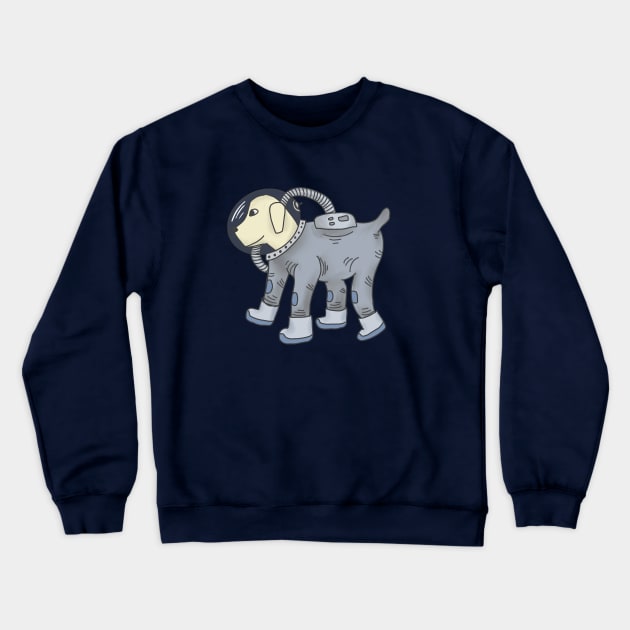 Space Dog Crewneck Sweatshirt by Geometrico22